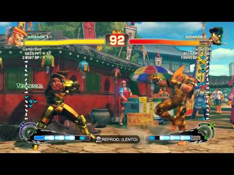 GamerBee (Adon) vs Hanada99 (Bison) SSF4 AE
