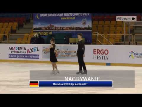 Marcelina KNURR / Ilja MARQUARDT Toruń Cup 2019 PD2