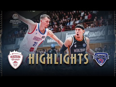 Fitness First Wurzburg Baskets v Igokea m:tel | Highlights | #BasketballCL 2025-26