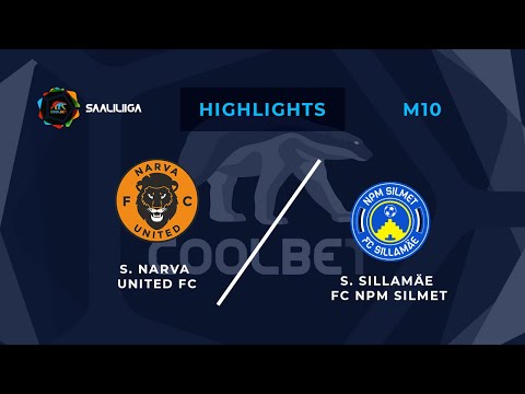 Narva United FC - Npm Silmet FC Sillamäe. Coolbet Saaliliiga. MD 10. Highlights
