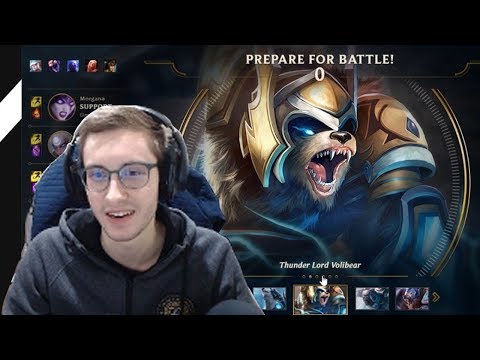 610. Bjergsen - Volibear vs Sion Top - Patch 8.4 Season 8 - March 05, 2018