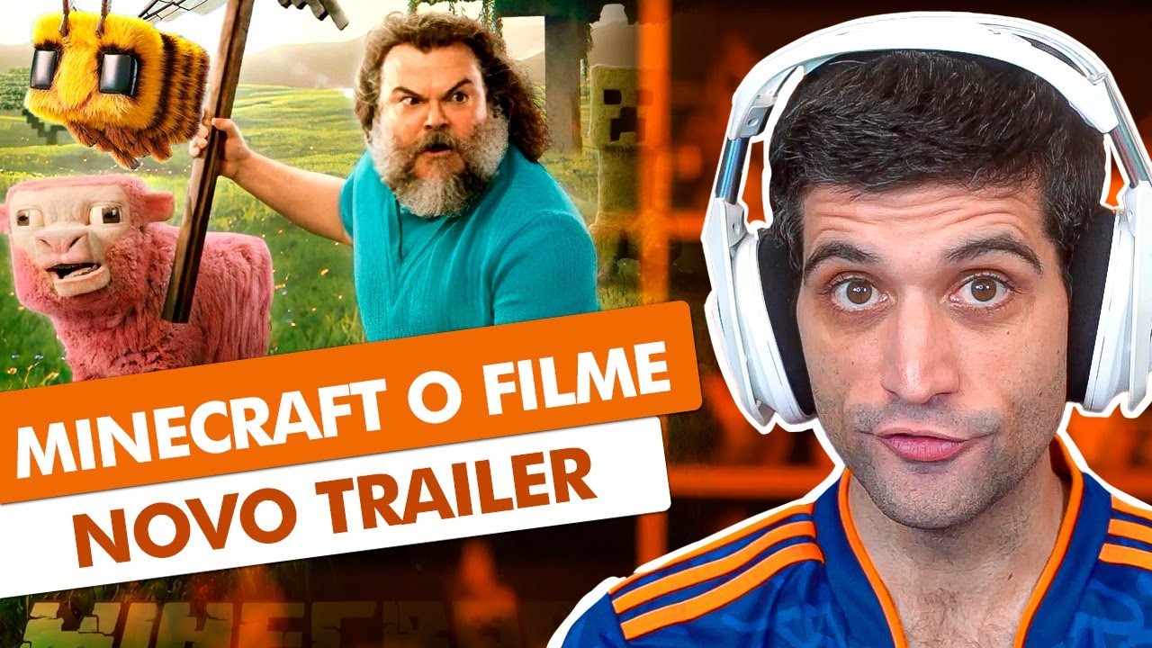 Minecraft o FILME, trailer FINAL react, continua me SURPREENDENDO