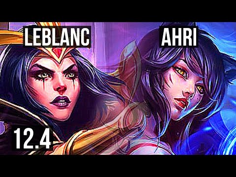 LEBLANC vs AHRI (MID) | 7/0/6, Rank 6 LeBlanc, Godlike | KR Challenger | 12.4