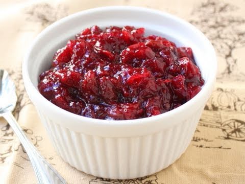 Tangerine Cherry Cranberry Sauce Recipe - Holiday Cranberry Sauce