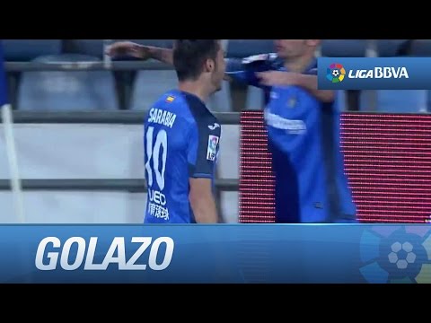 Buen gol de Sarabia (1-0) en el Getafe CF - RCD Espanyol