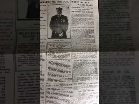 Vintage Newspaper the daily mirror April 16th 1912 r m s titanic sinking