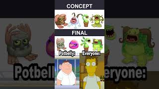 Potbelly didn't change 💀 #msm #mysingingmonsters #shorts #memes