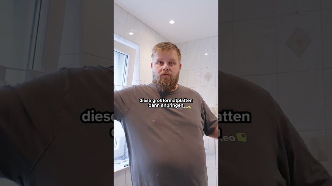 Wandverkleidung im Bad! Ganzes Video gibt's auf YouTube :)