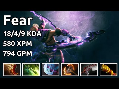 Fear Anti-Mage 18/4/9 K/D/A 580 XPM 794 GPM 504/5 LH/DN