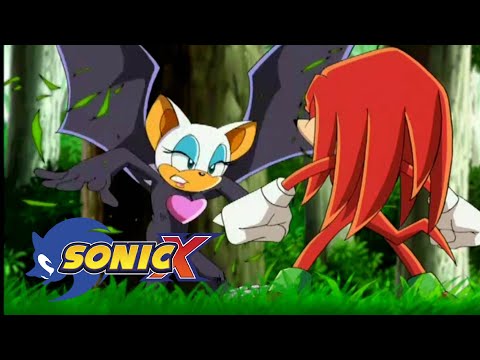 Sonic X | The Bat is Back! Rouge Slips Away from Knuckles with the Master Emerald