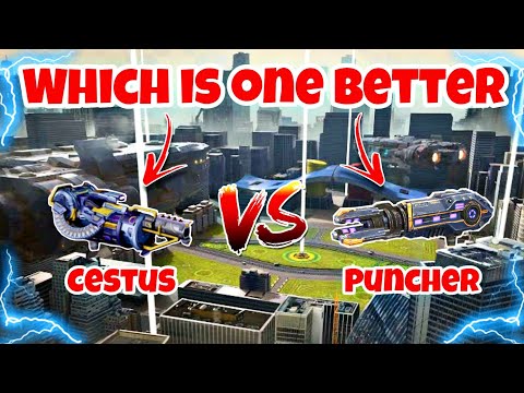 [WR] 🔥New Weapon Cestus VS Puncher  Weapon Comparison |War Robots|