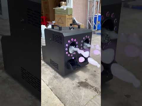 Ultimate 3in1 LED Bubble Fog Machine – Dual Output & RGB Party Power!