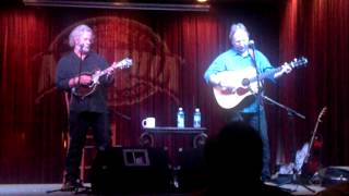 Chris Hillman and Herb Pedersen perform "Wheels" at the Adelphia