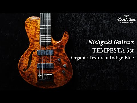 Blue Guitars - Nishgaki Guitars / TEMPESTA 5st Organic Texture × Indigo Blue