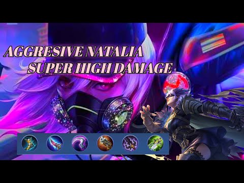 AGGRESIVE NATALIA GAMEPLAY | Best Build 2022 - MOBILE LEGENDS