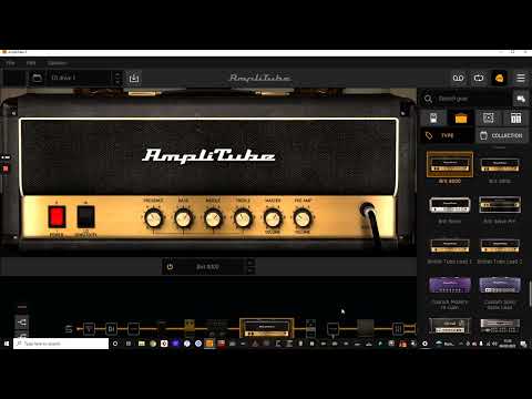Amplitube 5, changing presets with the Stomp I/O