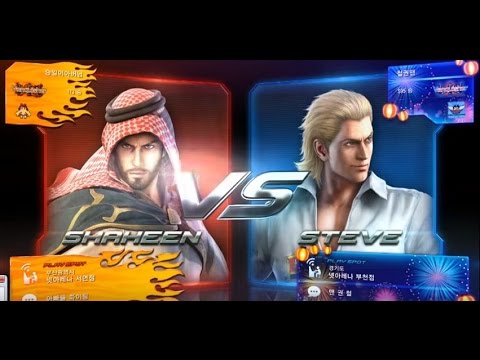 Tekken7 Shaheen(Fight-DevilJin) vs Steve(TekkenMan) 鉄拳7 철권7 korea online battle