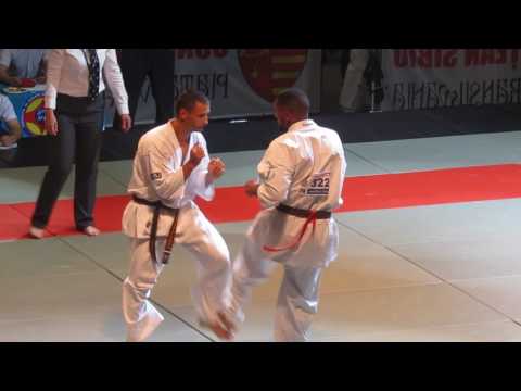 IFK 5th World Tournament Karate knockdown - Cristian Valeriu Radu VS Jean Paul Jacquot