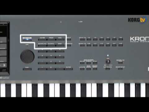 KORG TV  /  KRONOS Video Manual 1/7