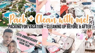 CLEAN WITH ME + PACK WITH ME | CLEANING MOTIVATION | HOMEMAKING WITH ME CHRISTINAS HOME