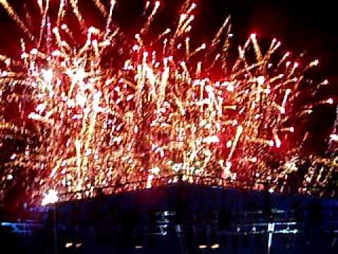 Fogo de Artifício no Encerramento do FMM Sines 2009 ao som de Lee "Scratch" Perry