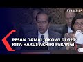 Di Depan Kepala Negara KTT G20 Jokowi Minta Agar Perang Dihentikan Demi Generasi Masa Depan