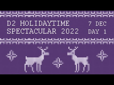 D2 Holidaytime Spectacular 2022 - Day One - Vittorio Bonapace and Lisa Della Dora