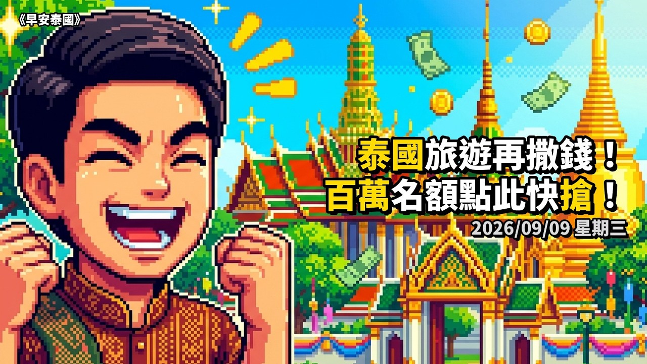 泰國旅遊刺激方案11月啟動，百萬名額等你來搶，錯過捶心肝！ episode artwork