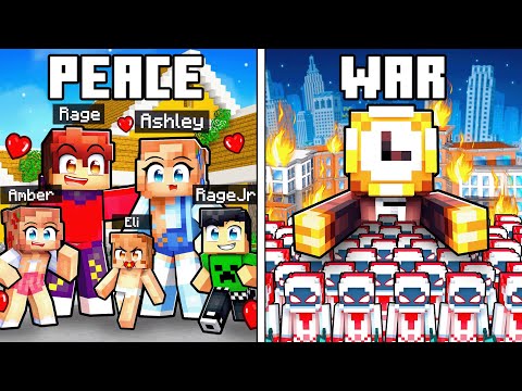 Minecraft But From PEACE to WAR..
