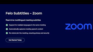 Zoom Meetings: How to Use Felo Subtitles (Tutorial)