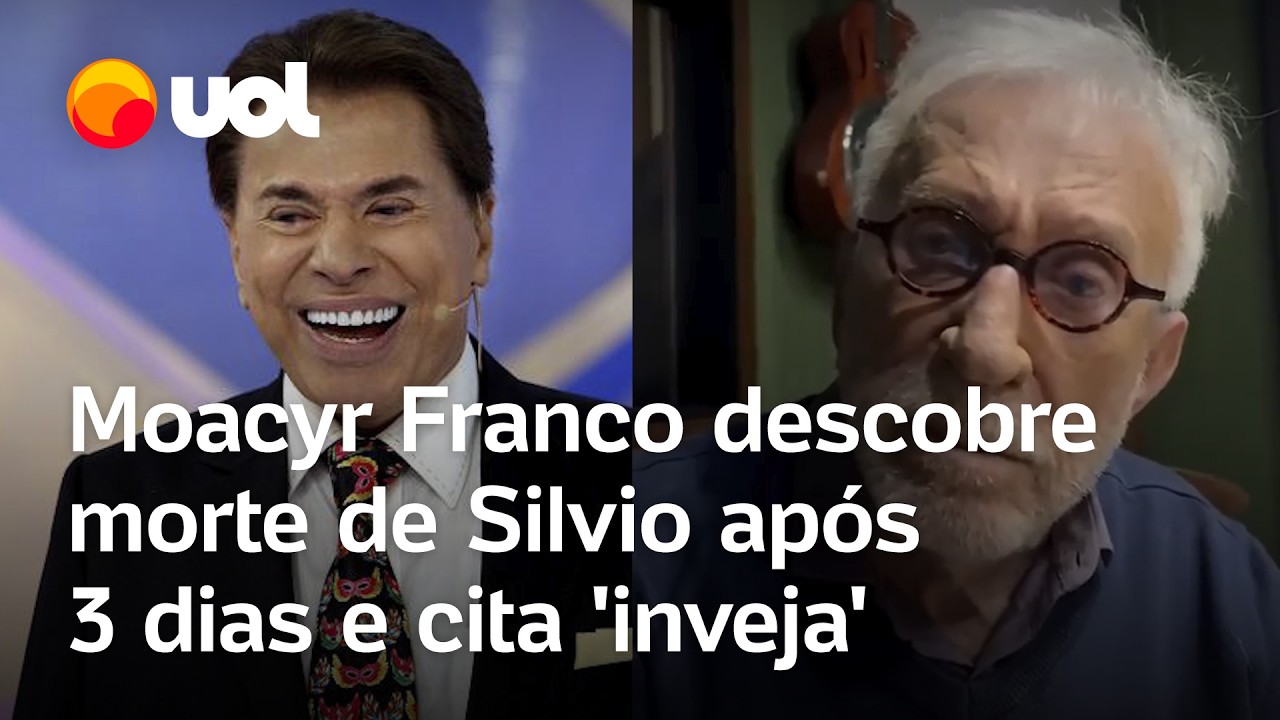 Moacyr Franco descobre morte de Silvio Santos após 3 dias: 'Não quiseram que eu soubesse'; vídeo