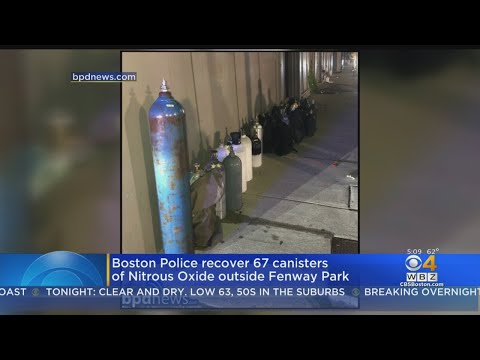 Police Recover 67 Canisters Of Nitrous Oxide Near Fenway Park