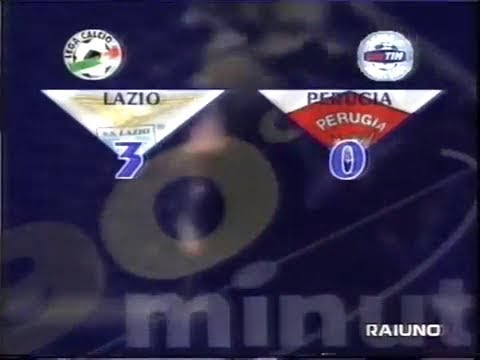 2000-01 (2a - 14-10-2000) Lazio-Perugia 3-0 [Crespo,Mihajlovic(R),S.Inzaghi] Servizio 90°Minuto Rai1