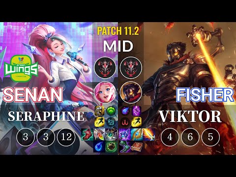JAG Senan Seraphine vs Fisher Viktor Mid - KR Patch 11.2