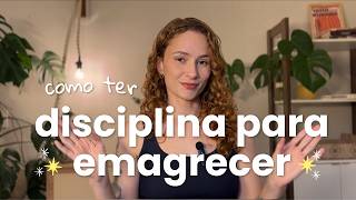 Aula obrigatória pra ter disciplina e finalmente emagrecer