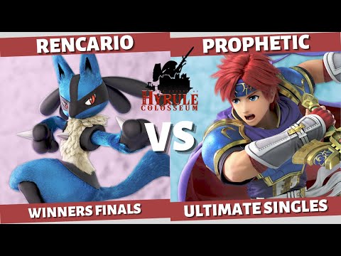 HYRULE COLOSSEUM - LOSERS TOP 8: RENCARIO (Lucario) VS PROPHETIC (Roy) SSBU SINGLES