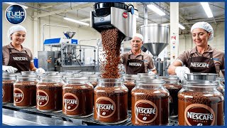 How Instant Coffee is Made - Incredible Industrial Manufacturing Process. Coffee Cultivation and ...
