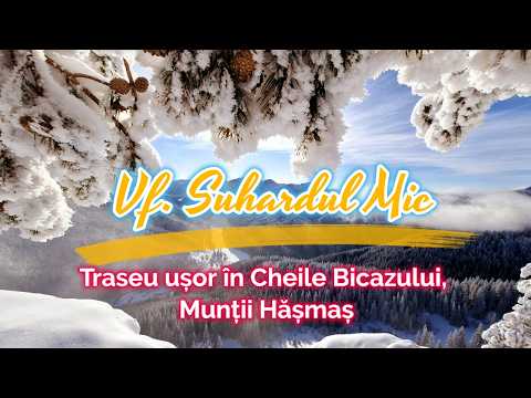 Masivul Hasmas | Magia iernii pe Vf  SUHARDUL MIC, cel mai frumos punct de belvedere 4K - Lacu Rosu.