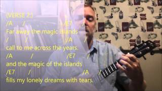The Magic Islands, Play along, tutorial, Lesson, Hawaiian, Ukulele