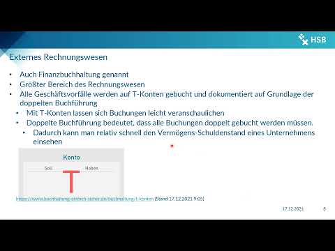 BWL WS2021 2022   Praesentation BWL Rechnungswesen Video