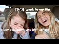 what tech week is like at a performing arts high school
