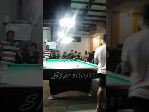 Botchie Vs. Nuno Antipolo. 10 ball tournament race to 9. Final score: 9/6.
