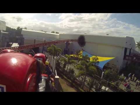 GOPRO: Superman Escape roller coaster (Movie World)