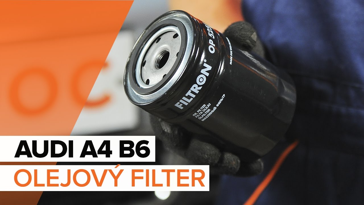 Ako vymeniť motorové oleje a filtre na Audi A4 B6 – návod na výmenu