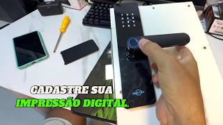 Fechadura Digital Idali Life como cadastrar impressão digital PASSO A PASSO