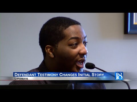 Defendant takes witness stand in murder trial