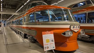 ロマンスカーミュージアムで小田急３１００形ＮＳＥおとめマーク付と小田急７０００形ＬＳＥサポートマーク付の撮影成功しました❗️