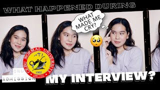 My NURSING Admission Interview Experience at Cebu Normal University (CNU) | Topics discussed + tips