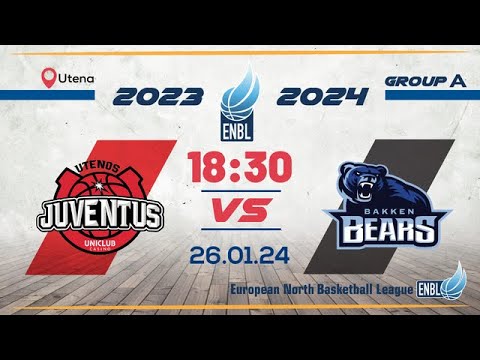 Utenos "Uniclub Casino - Juventus" v Bakken Bears Aarhus | Jan 26th 6:30pm | ENBLeague 2023/24