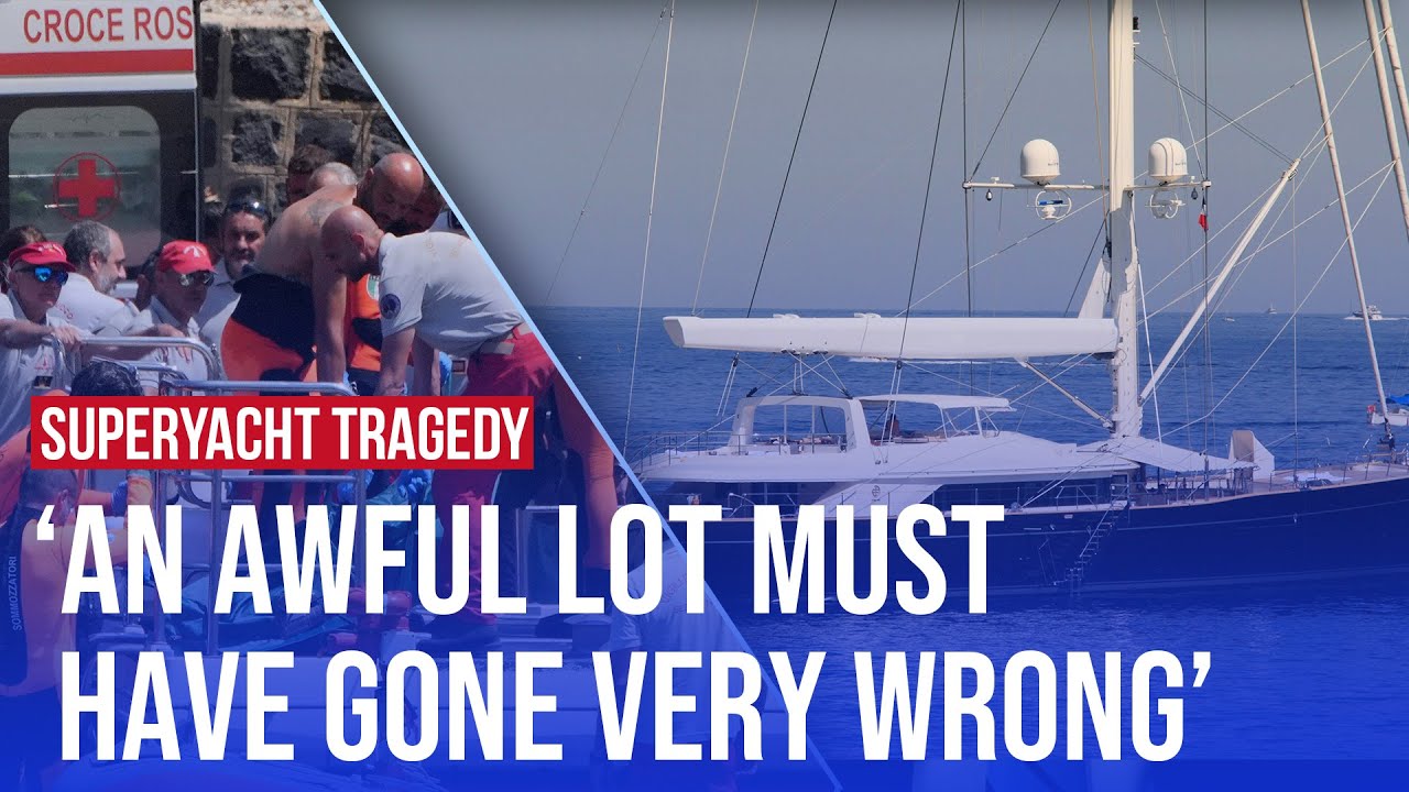 'The vessel is pretty much intact': The 'puzzling' case of the sunken Bayesian superyacht | LBC